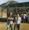 Chino y Leandro en el Cuya Huentr. Agosto del 99
